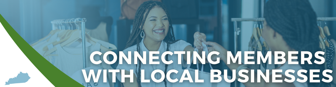 Connecting credit union members with local businesses